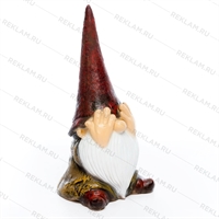 Садовая фигура Гномик F08369 стеклопластик h=85 см - фото 52004