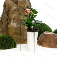 Опора круглая металлическая для пионов 57-904 h=50 см - фото 52191