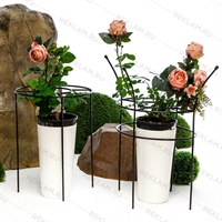 Опора круглая металлическая для пионов 57-904 h=50 см - фото 52193