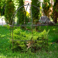 Круглая опора для цветов 57-908 металл высота 87см - фото 52202