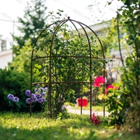 Круглая опора для цветов 57-908 металл высота 87см - фото 52210