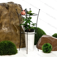 Опора для растений металлическая круглая  57-913 h=80 см - фото 52225