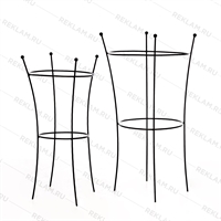 Опора для растений металлическая круглая  57-913 h=80 см - фото 52226