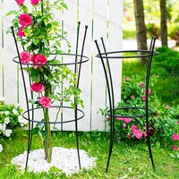 Опора для растений металлическая круглая  57-913 h=80 см - фото 52227