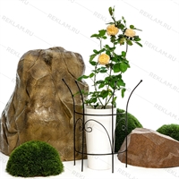 Опора для плетистой розы 57-922 высота 69см металлическая полукруглая - фото 52242