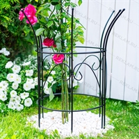 Опора для плетистой розы 57-922 высота 69см металлическая полукруглая - фото 52244