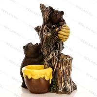 Фонтан декоративный для сада "Мишка" F08928, высота 79 см - фото 52367