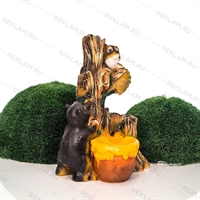 Фонтан декоративный для сада "Мишка" F08928, высота 79 см - фото 52373