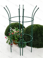 Опора полукруглая для растений металлическая 58-920Gr h= 88см - фото 52605