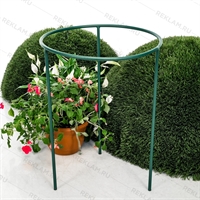 Опора круглая для садовых растений 58-906Gr металлическая цвет зелёный h=51 см - фото 52691