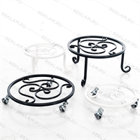 Подставка для цветов на колесиках 21-005B - фото 52724