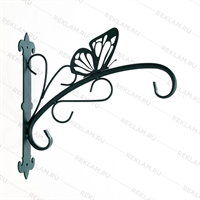 Кронштейн для подвесных кашпо Бабочка 201-032Gr - фото 52818