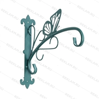 Кронштейн для подвесных кашпо Бабочка 201-032Gr - фото 52819