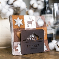 Салфетница из металла  703-004 - фото 53215