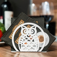 Салфетница кухонная металлическая Сова - фото 53232