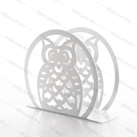 Салфетница кухонная металлическая Сова - фото 53233