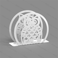 Салфетница кухонная металлическая Сова - фото 53235