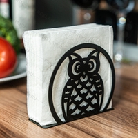 Салфетница кухонная металлическая Сова - фото 53239