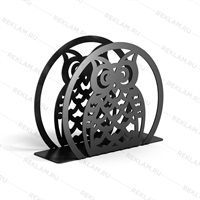 Салфетница кухонная металлическая Сова - фото 53243