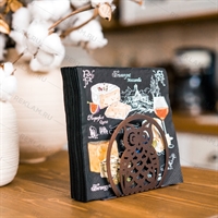 Салфетница кухонная металлическая Сова - фото 53247