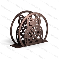 Салфетница кухонная металлическая Сова - фото 53251