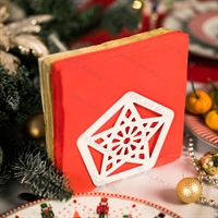 Салфетница кухонная из металла Звезда - фото 53497