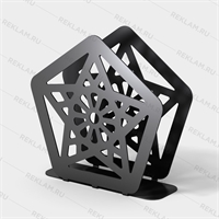 Салфетница кухонная из металла Звезда - фото 53500