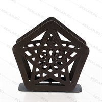 Салфетница кухонная из металла Звезда - фото 53502