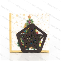 Салфетница кухонная из металла Звезда - фото 53503