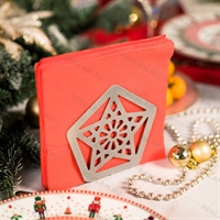 Салфетница кухонная из металла Звезда - фото 53506