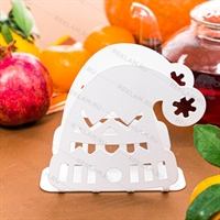 Салфетница кухонная из металла Шапка - фото 53519