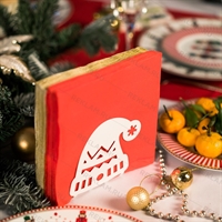 Салфетница кухонная из металла Шапка - фото 53522