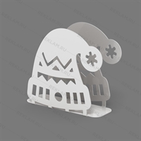 Салфетница кухонная из металла Шапка - фото 53525