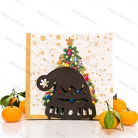 Салфетница кухонная из металла Шапка - фото 53528