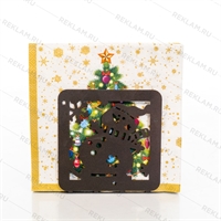 Салфетница из металла Снеговик - фото 53548