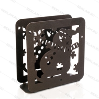 Салфетница из металла Снеговик - фото 53549