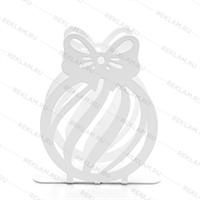 Салфетница кухонная Шар новогодний - фото 53556