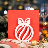 Салфетница кухонная Шар новогодний - фото 53559