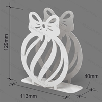 Салфетница кухонная Шар новогодний - фото 53560