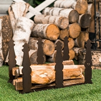 Разборная дровница для камина 103-230R металлическая - фото 54011