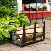 Разборная дровница для камина 103-230R металлическая - фото 54013