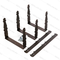 Разборная дровница для камина 103-230R металлическая - фото 54016