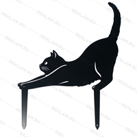 Садовая фигура из металла Кошка - фото 54034