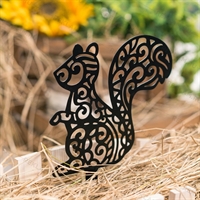 Металлическая фигурка для сада Белочка - фото 54053