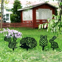 Металлическая фигурка для сада Белочка - фото 54054