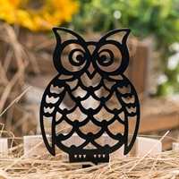 Металлическая садовая фигура Сова - фото 54060