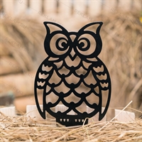 Металлическая садовая фигура Сова - фото 54062