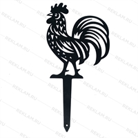 Фигура для сада из металла Петух - фото 54072