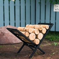 Разборная дровница для камина 103-232R металлическая - фото 54491