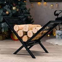 Разборная дровница для камина 103-232R металлическая - фото 54496